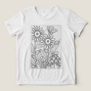 Camiseta Flores e Damibugs
