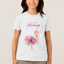 Camiseta Flores E Ferns Tropicais