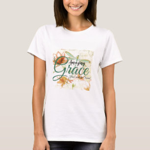 Camiseta Flores e libélula da Amazing Grace