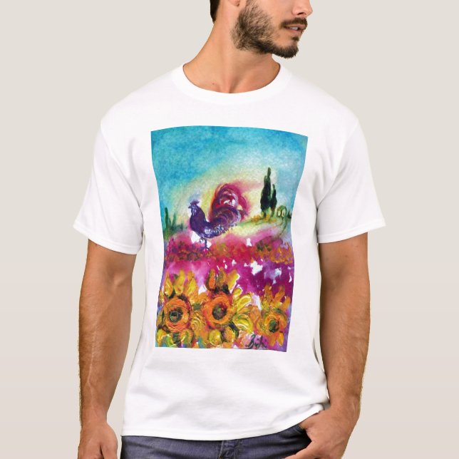 CAMISETA FLORES E ROSTAS NEGROS (Frente)