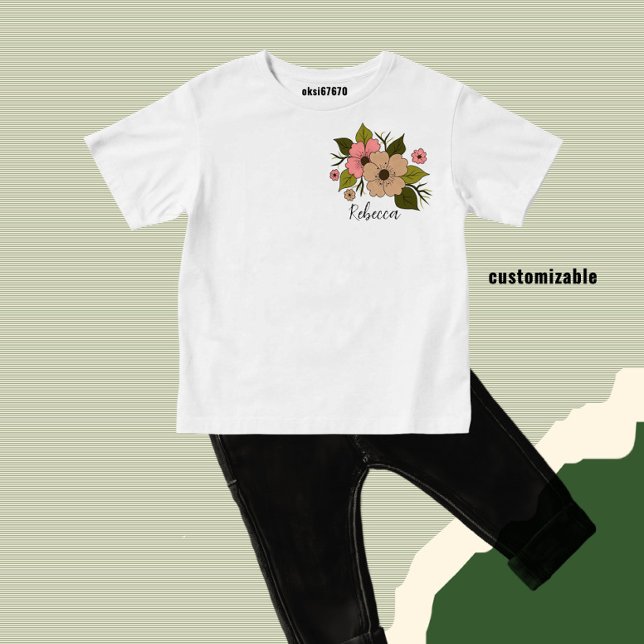 Camiseta Flores em flor (Criador carregado)