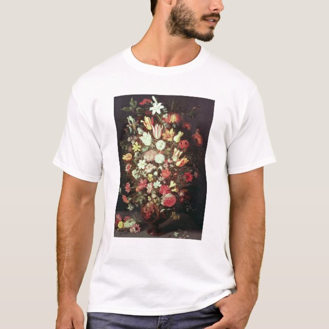 Camiseta Flores em um vaso (Frente)