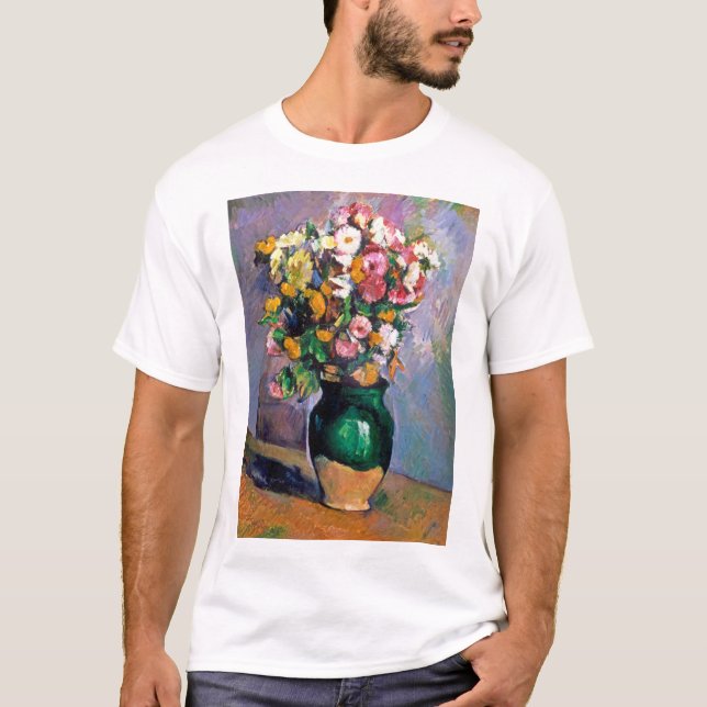 Camiseta Flores em Vase, Cezanne (Frente)