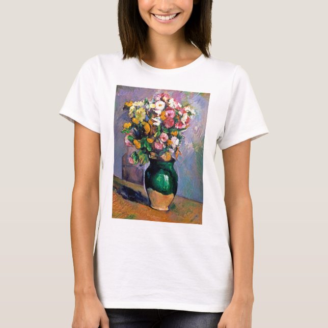 Camiseta Flores em Vase, Cezanne (Frente)