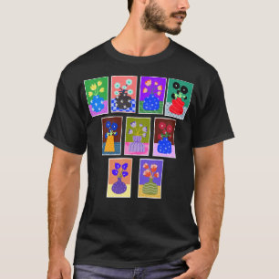 Camiseta Flores em Vasos