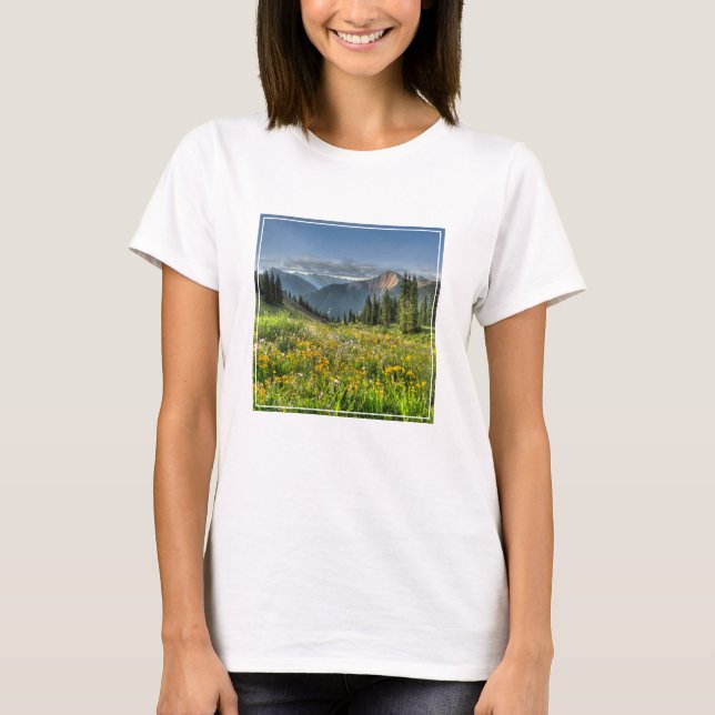 Camiseta Flores | Flores selvagens Silverton Colorado (Frente)