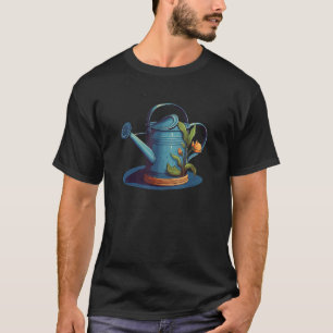 Camiseta Flores florescentes em Primavera com água engraçad