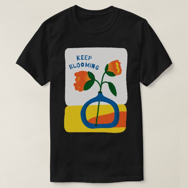Camiseta Flores floridas (Frente do Design)