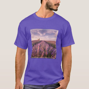Camiseta Flores França Lavanda do Sul