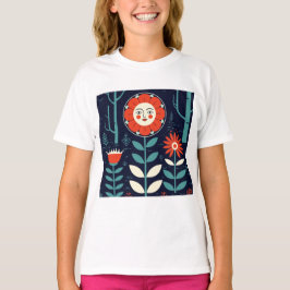 Camiseta Flores humanizadas