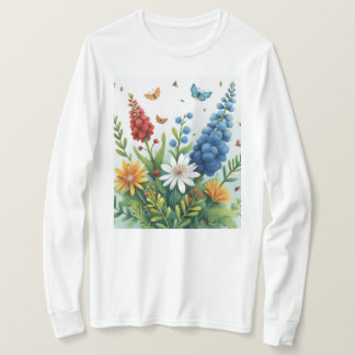Camiseta Flores Hyacinth