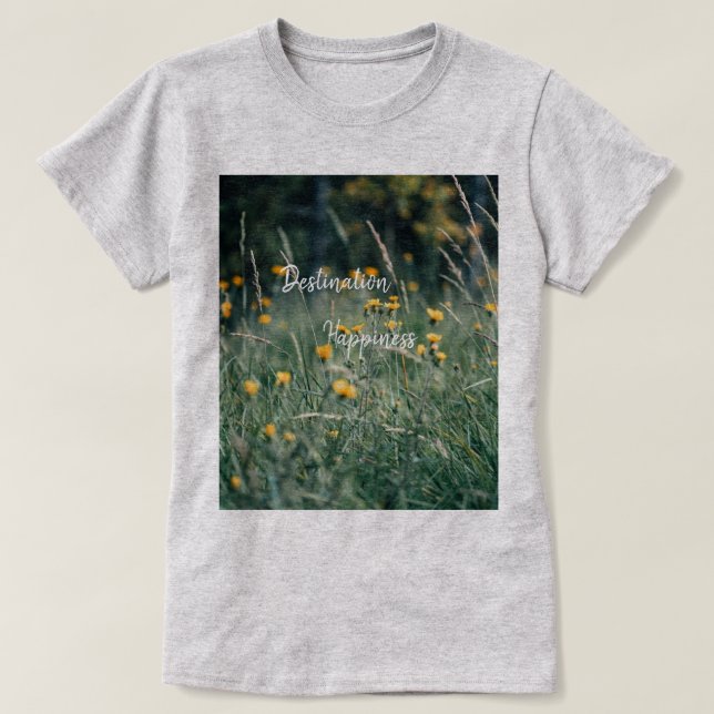 Camiseta Flores (Imagem criada por grok) (Frente do Design)