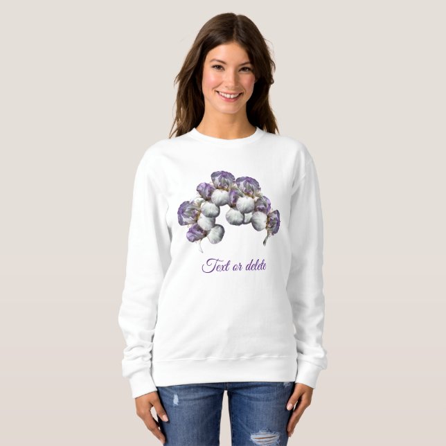 Camiseta Flores Iris Personalizadas (Frente Completa)
