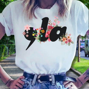 Camiseta Flores Kamala Harris - Trendy Comma la Floral