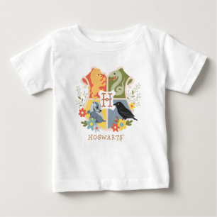 Camiseta Flores Mágicas Brasão HOGWARTS™