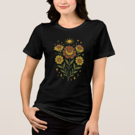 Camiseta Flores Místicas Folclóricas Unisex