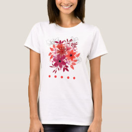 Camiseta Flores Modernas Loucas