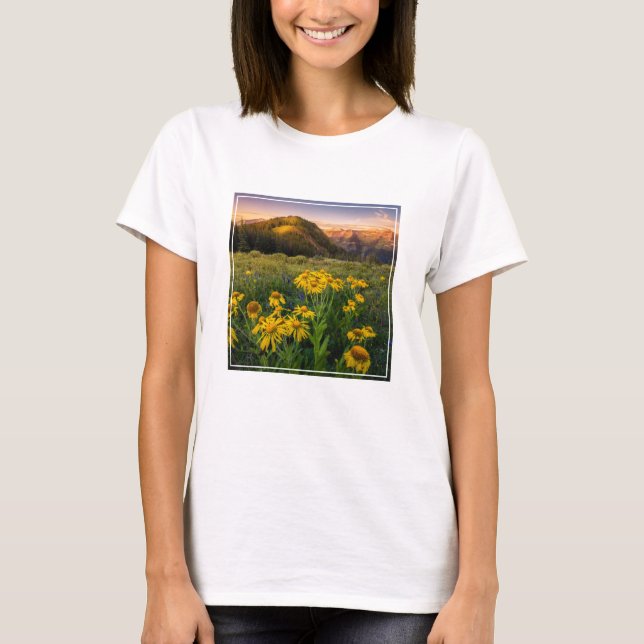 Camiseta Flores | Mountain Meadow Brested Colorado (Frente)