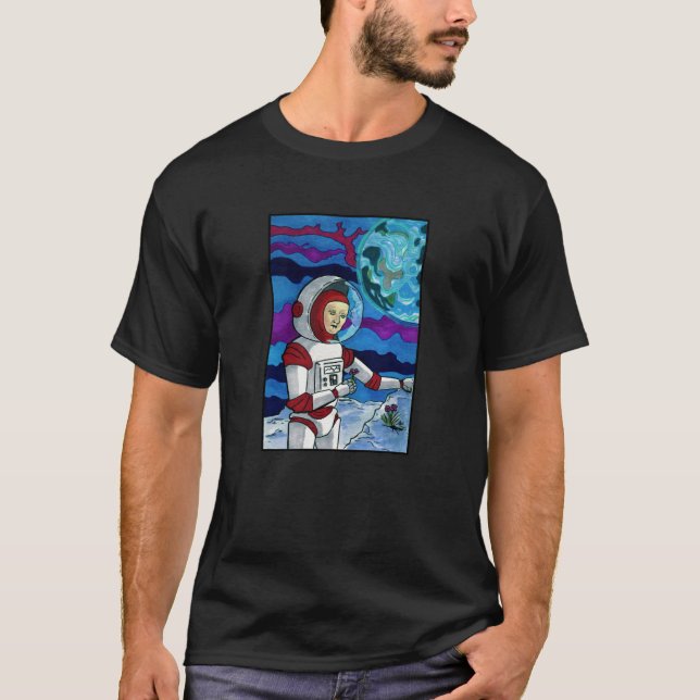 Camiseta Flores na Lua (Frente)