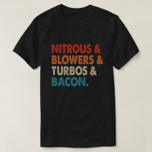 Camiseta Flores Nitrosos Turbos Bacon