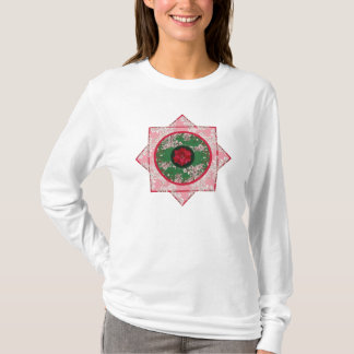 Camiseta Flores para o Natal