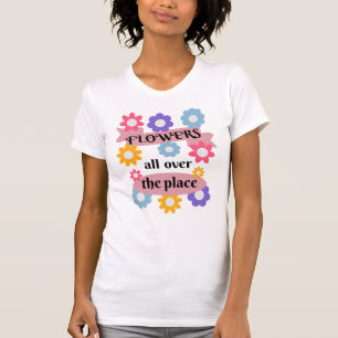 Camiseta Flores por todo o lugar