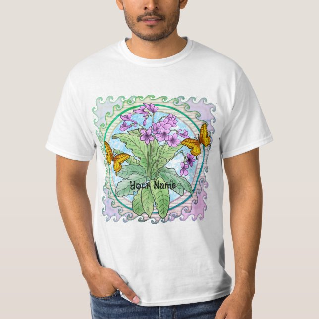 Camiseta Flores primrose (Frente)