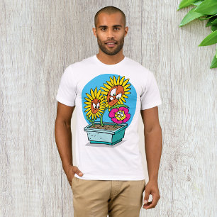 Camiseta Flores Raias Sente Camisa-T