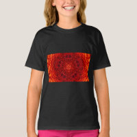 FLORES RED DAHLIA Abstrato Floral