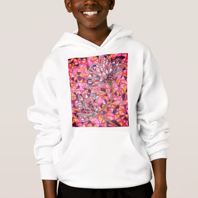 Camiseta Flores rosa e amarelo (Frente)