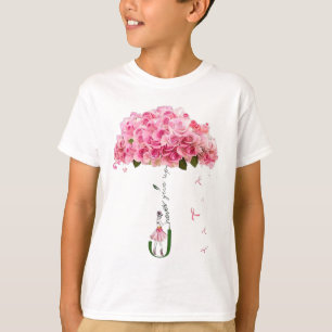 Camiseta Flores Rosa Frota Fita Brisa Luta de Consciência d