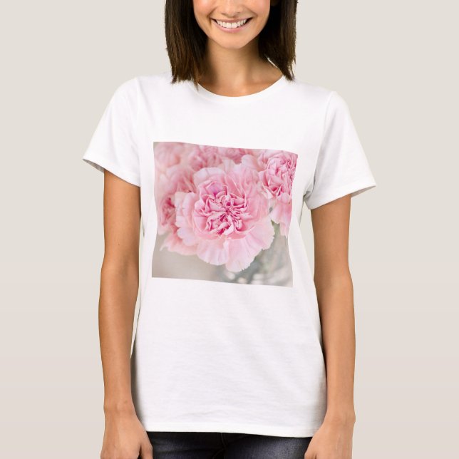 Camiseta Flores Rosa Rosa Rosa Rosa Rosa Rosa Rosa Rosa Ros (Frente)