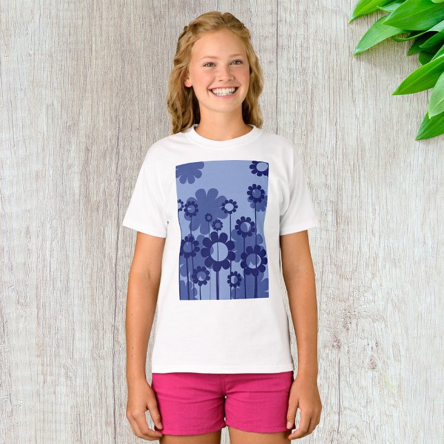 Camiseta Flores Roxas (Criador carregado)