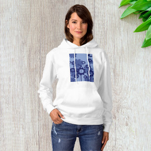 Camiseta Flores Roxas