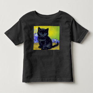 Camiseta Flores Roxas Pretas de Gogh