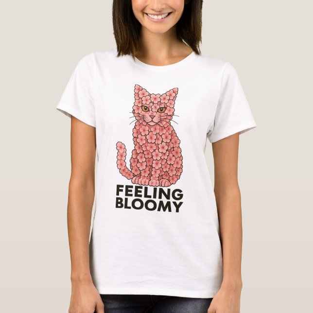 Camiseta Flores Sakura Sentindo Sangue (Frente)