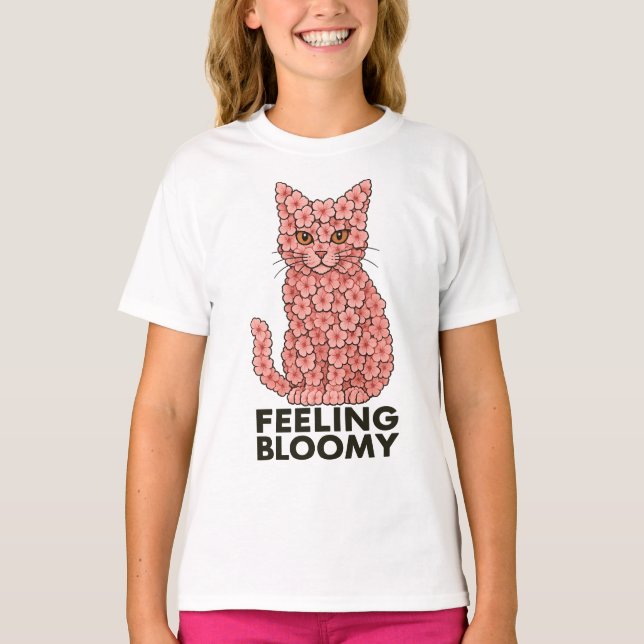 Camiseta Flores Sakura Sentindo Sangue (Frente)