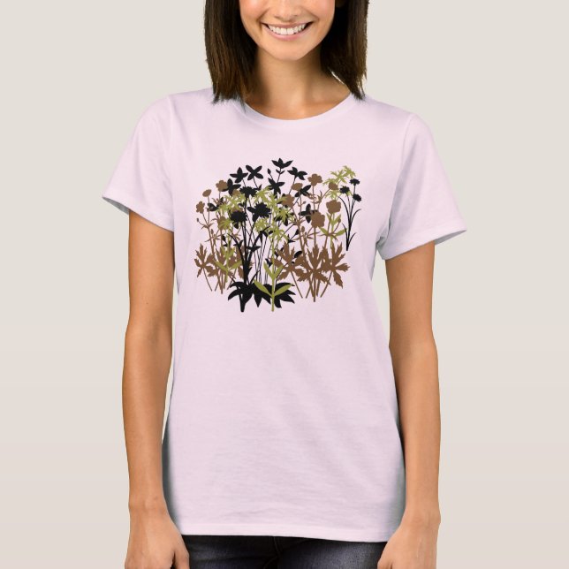 Camiseta Flores selvagens (Frente)