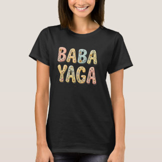 Camiseta Flores selvagens Baba Yaga Dia de as mães Floral B