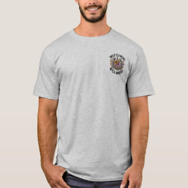 Camiseta Flores Selvagens Cavalos Selvagens