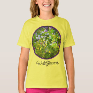 Camiseta Flores Selvagens Impasto - Arte Flor Original