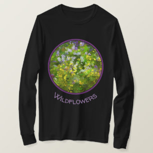 Camiseta Flores Selvagens Impasto - Arte Flor Original