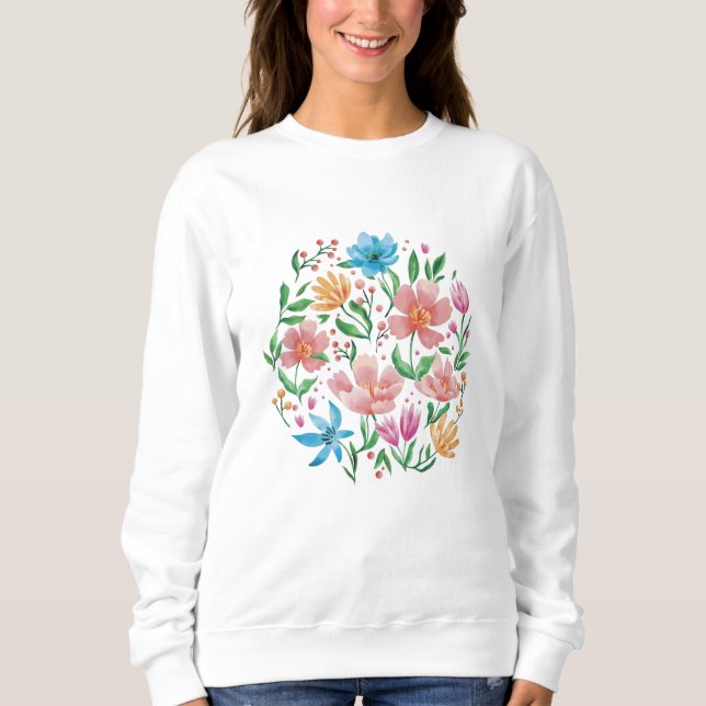 Camiseta Flores Silvestres (Frente)