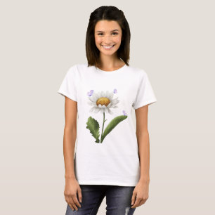 Camiseta Flores Silvestres Aquarela, Flores Botânicas, Natu