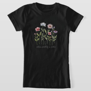 Camiseta Flores silvestres Boho Floral Boho