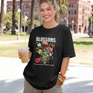 Camiseta Flores Silvestres Botânicas