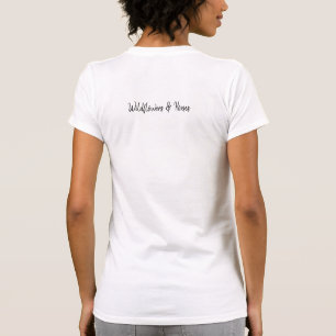 Camiseta Flores Silvestres & Cavalos Arte de Captura de Son