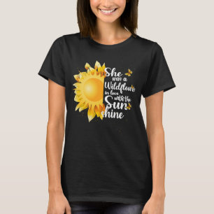 Camiseta Flores Silvestres de Verão e Luz do Sol