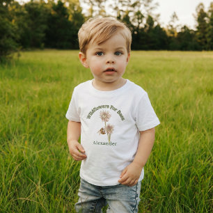 Camiseta Flores Silvestres Pequenos Polinizadores Personali