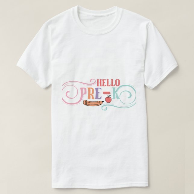 Camiseta Flores Sólidas e Contorno (Frente do Design)